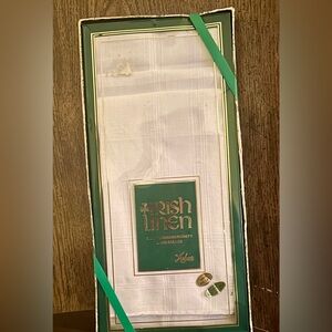 Irish Linen Handkerchief Set